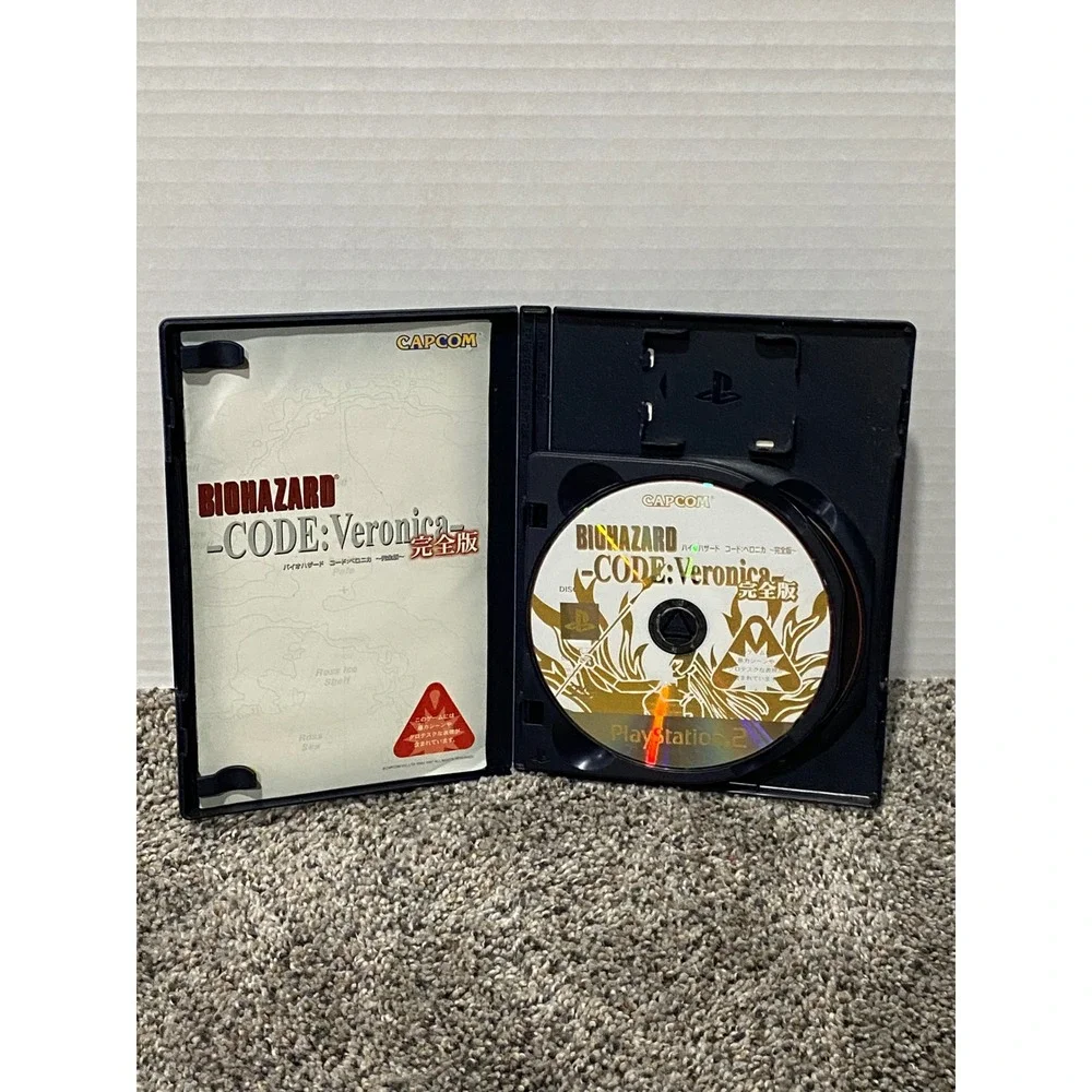 Video Game Biohazard Code Veronica Complete Capcom PS2 NTSC-J Good